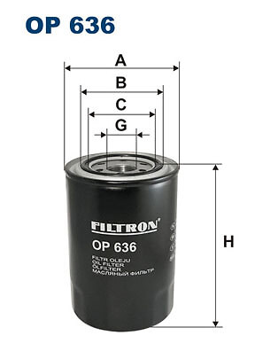 Filtron Op 636 ÖLfilter FÜR Fuso (Mitsubishi) Mitsubishi-image