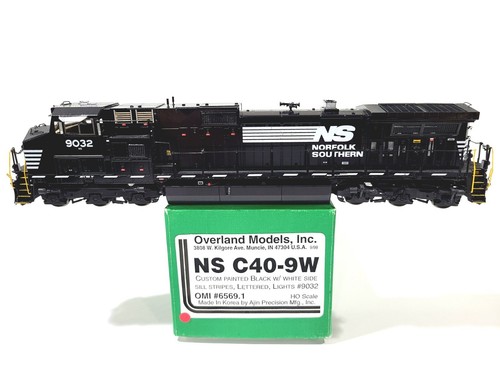 Overland OMI NS GE C40-9W Norfolk Southern #9032 HO modelo de latón #6569.1 | Zustand: Used