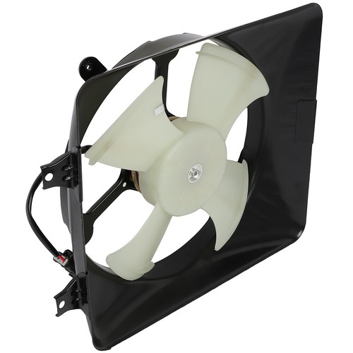 Electric A/C Condenser Cooling Single Fan Assembly For 2003-07 Honda Accord - Imagen 5 de 10