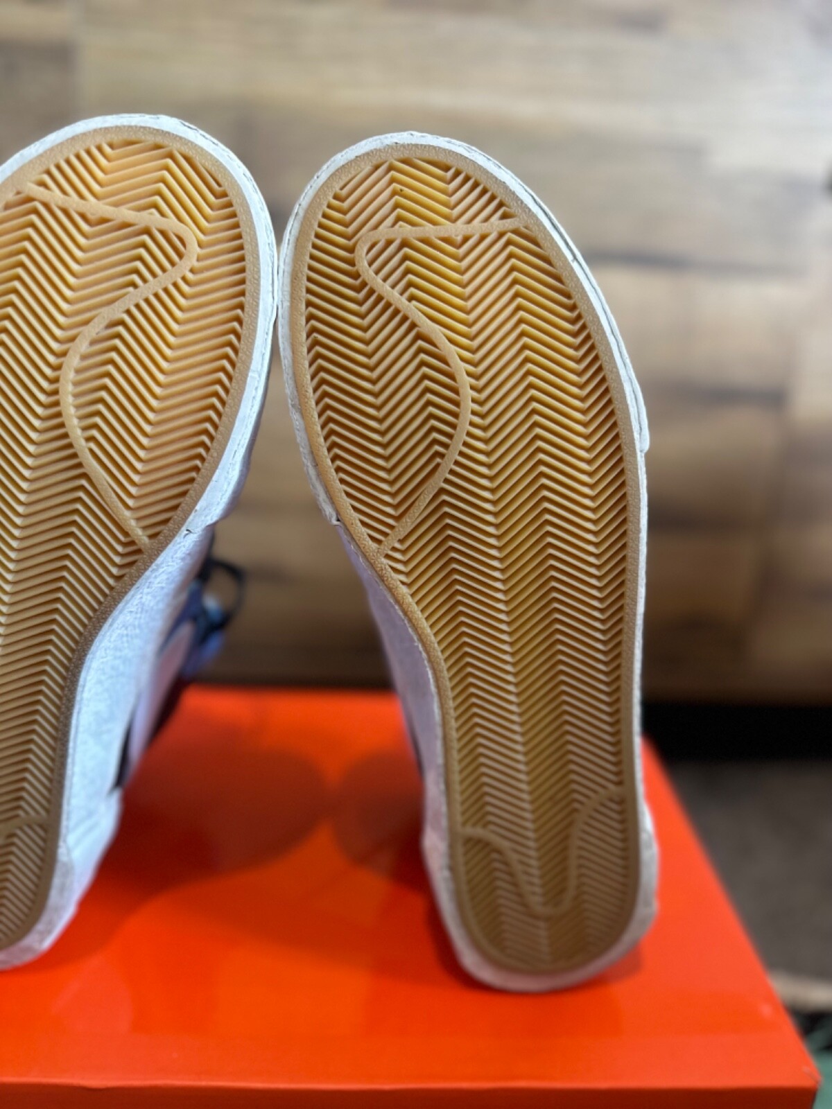 SACAI X NIKE Taglia 8.5 UK Blazer Nike sacai x Mid Nero Blu (indossato una volta)