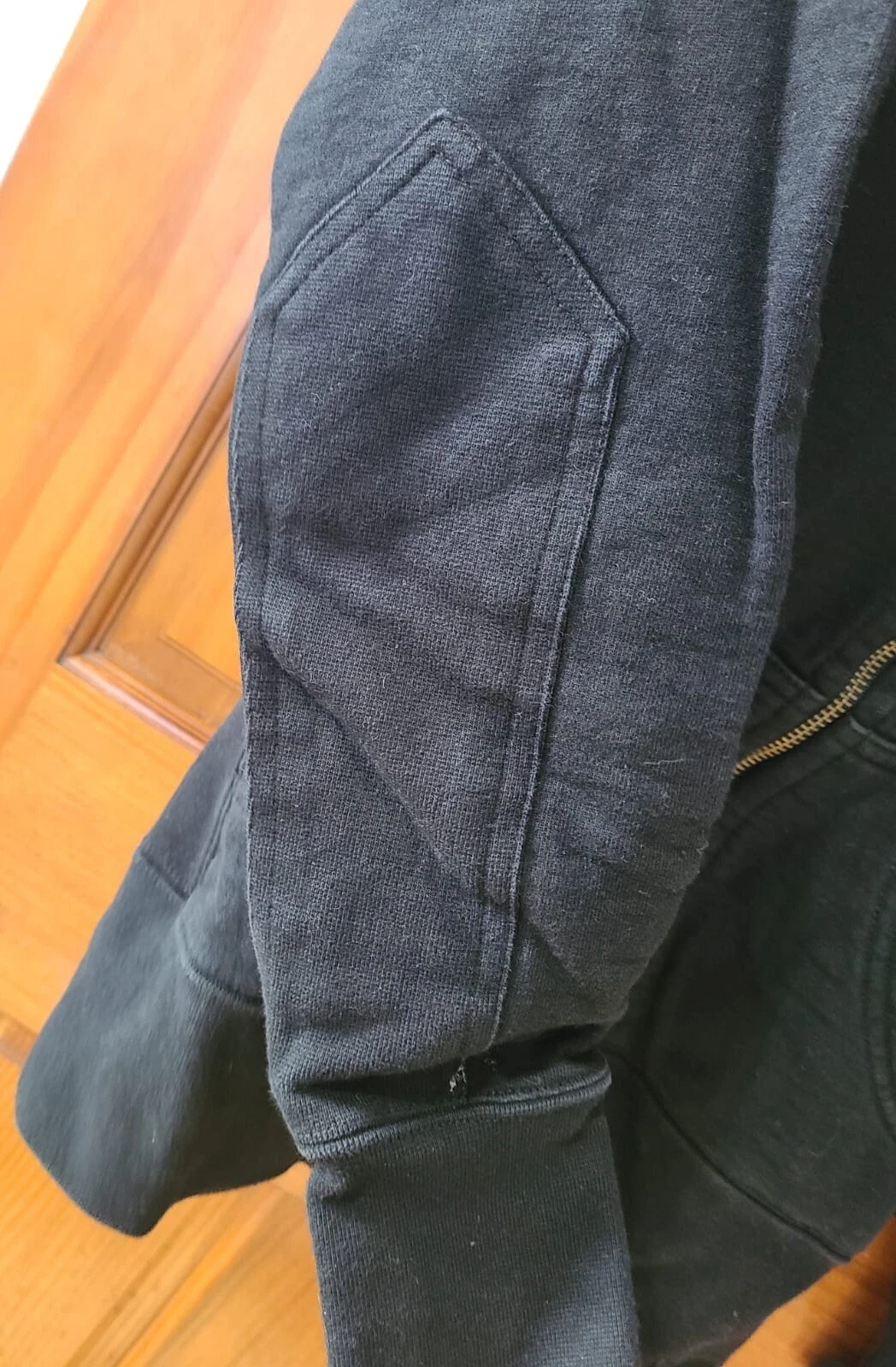 VETEMENTS Felpa con cappuccio pesante American Giant donna classica full zip taglia XS