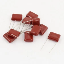 10Pcs 224J 630V 0.22uF Electronic Components Metallized Polyester Film Capacitor