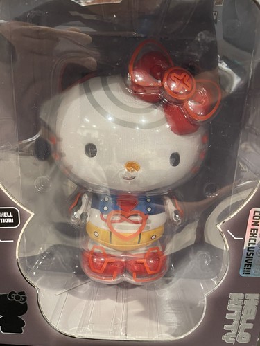 2024 SDCC Exclusive Kidrobot Hello Kitty Plush Clear Shell Robot Figure In Hand - Picture 8 of 12
