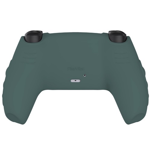 PlayVital Knight Edition Silicone Cover Skin for ps5 Templeton Gray & Jade Grey - Picture 10 of 12