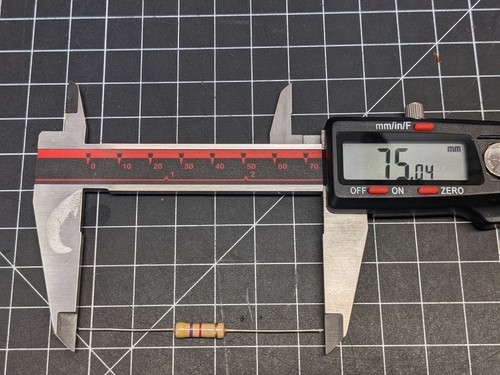 100x RG Resistenze a brugola radar elettrico R200G472JT pellicola carbonio aviazione vintage - Foto 9 di 12