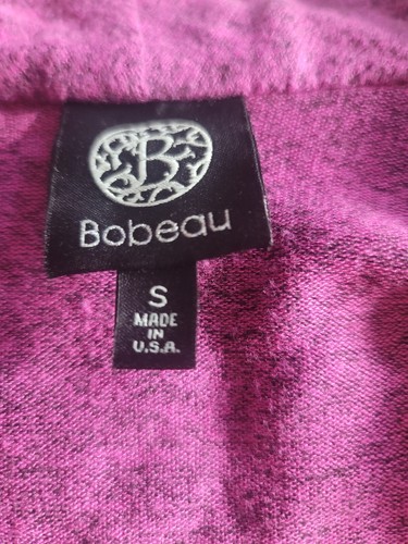 Bobeau One Button Fleece Wrap Cardigan Asymmetrical Hem Sz Small Soft Nordstrom - Picture 4 of 5