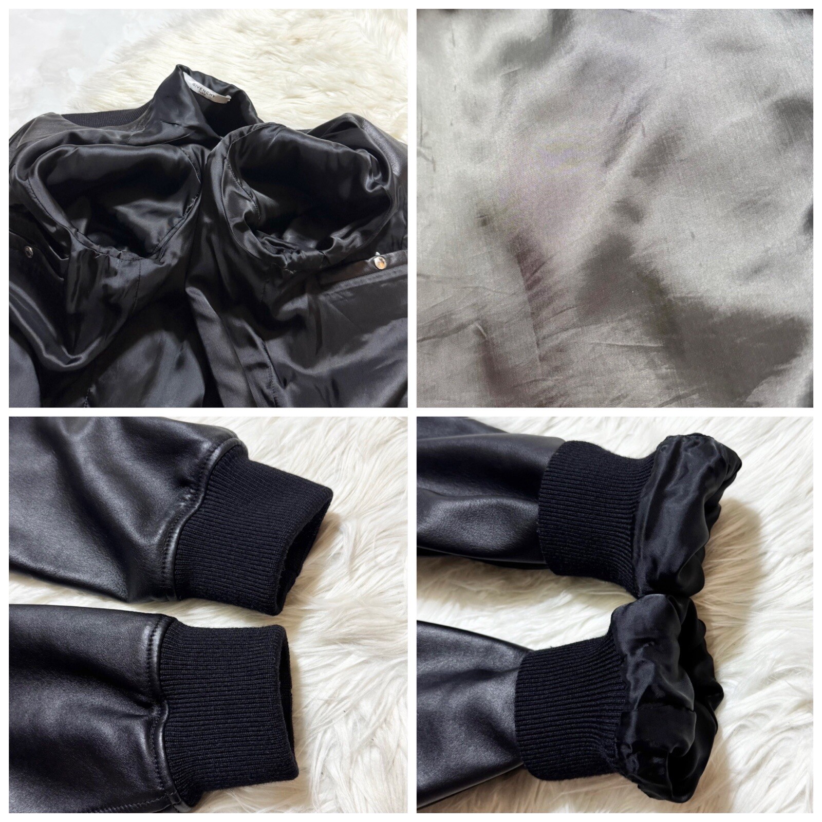 Authentic Great condition Givenchy round star lea… - image 3