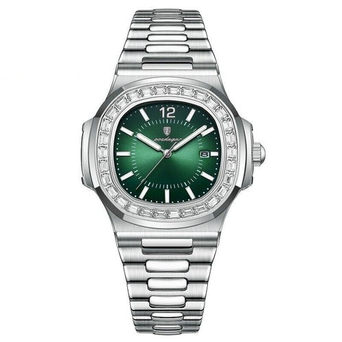Waterproof Men's Watch Fashion Analog Luminous Quartz Wristwatch Stainless Steel - Picture 17 of 19