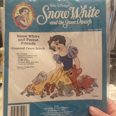 Walt Disney s Snow White And Forest Friends Counted Cross Stitch Kit