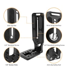 Quick Release Plate L Bracket Mount Holder For DSLR Camera Arca Swiss Tripod