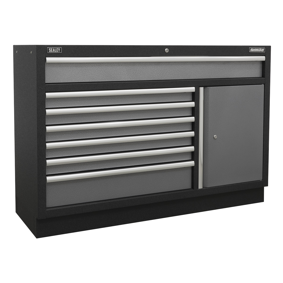 Modular Floor Cabinet Workshop Tool Storage Box 1360mm, 7 Drawer Sealey APMS64 C