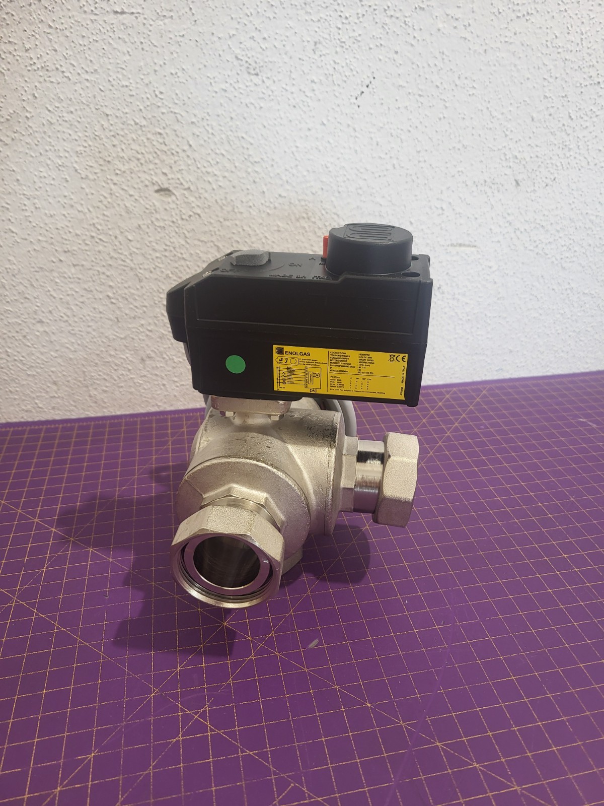 Enolgas BALL-O-MATIC 4-Wege-Kugelhahn – DN32, 4 Positionen, 24-VDC-Antrieb_4_5