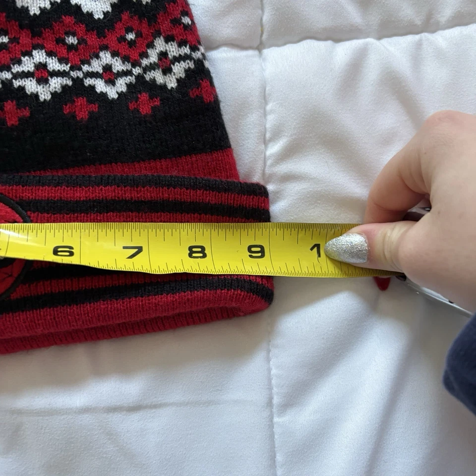 Gorro Spiderman Marvel Juvenil Adulto Cómic Invierno Tejido Sombrero Rojo Negro Foto 2 de 4