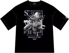 T-shirt Snow White T-shirt Black XL size "Goddess of Victory: NIKKE"
