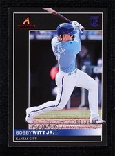 2022 Panini Chronicles Pinnacle Red /100 Bobby Witt Jr #11 Rookie RC