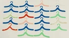 Original Barbie & Ken Doll 1960s Clothes Hangers -Lot of 37 Blue Red Vintage Toy