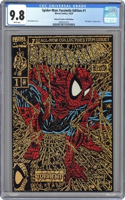Spider-Man Facsimile Edition #1 Dimasi Shattered Gold CGC 9.8 2020 3995322013