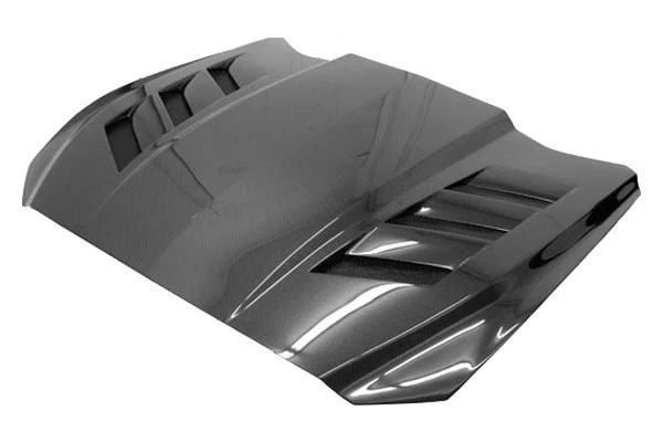 For Ford Mustang 15-17 VIS Racing 15FDMUS2DAMS-010C AMS Style Carbon Fiber Hood Foto 2 de 3
