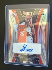 2025 Panini Select WNBA Draft Selections SANIYA RIVERS Auto