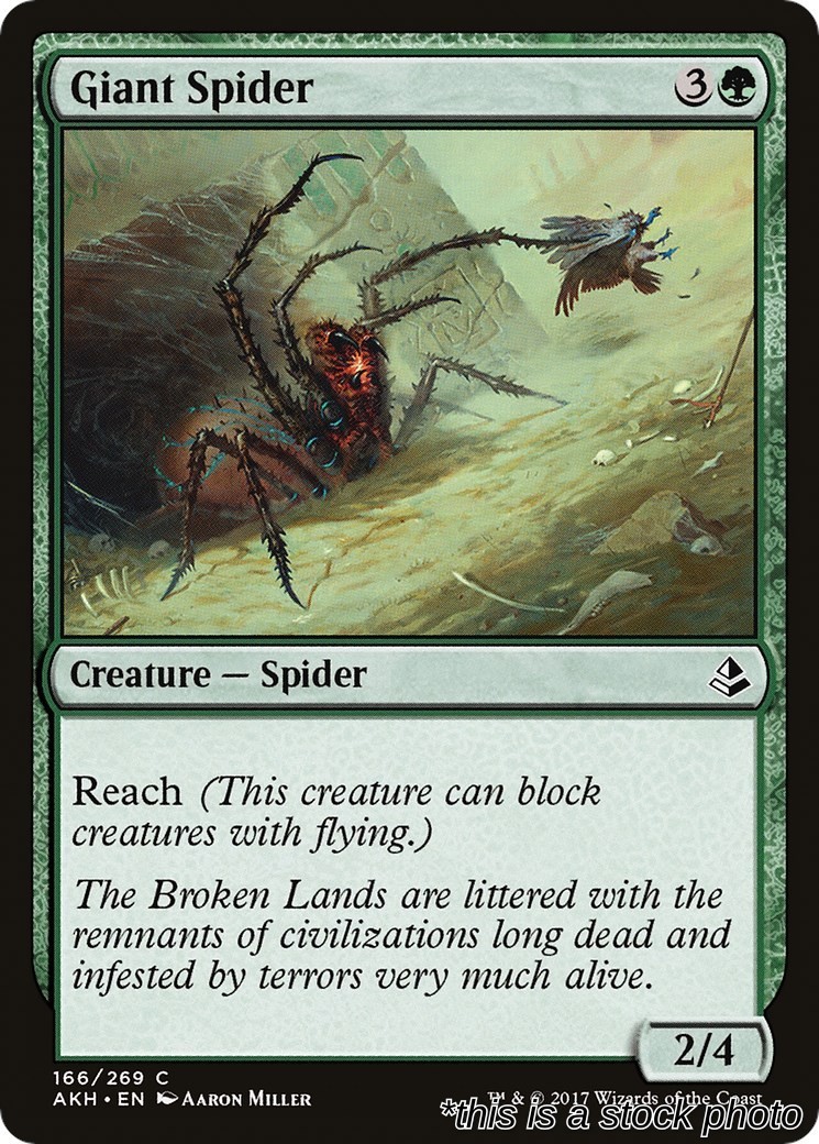Giant Spider Amonkhet #166