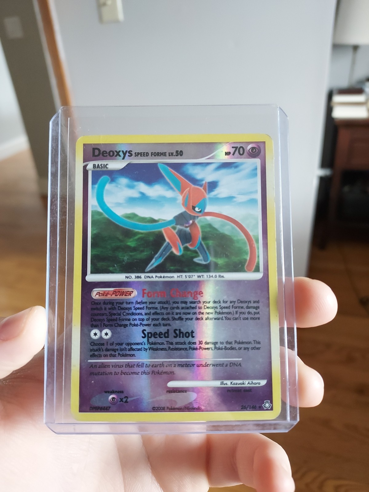 Deoxys Speed Forme 26/146 - Legends Awakened - Reverse Holo (LP)