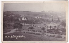 RPPC Castleford The Park Bandstand West Yorkshire Postcard Dania Series 195.20