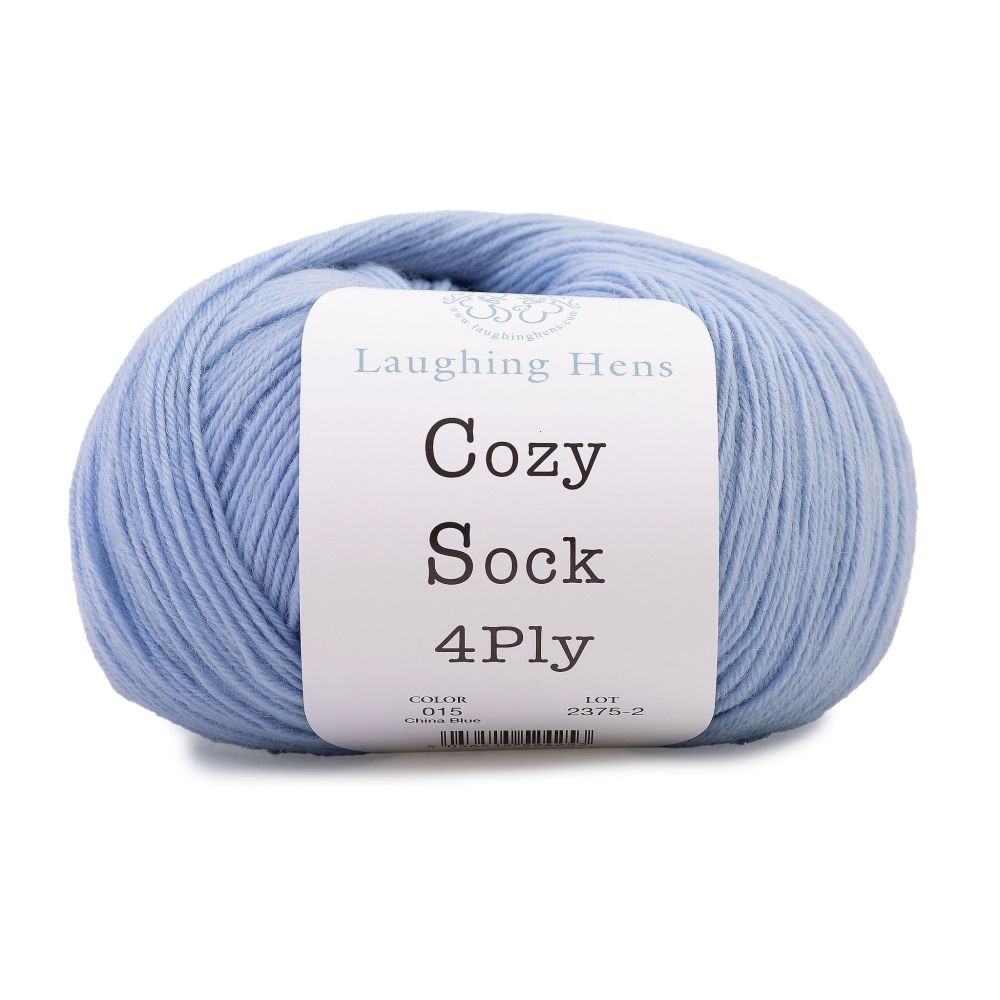 Laughing Hens Cozy Sock – 4Ply Merino Wool & Nylon Yarn for Durable, Colourful H