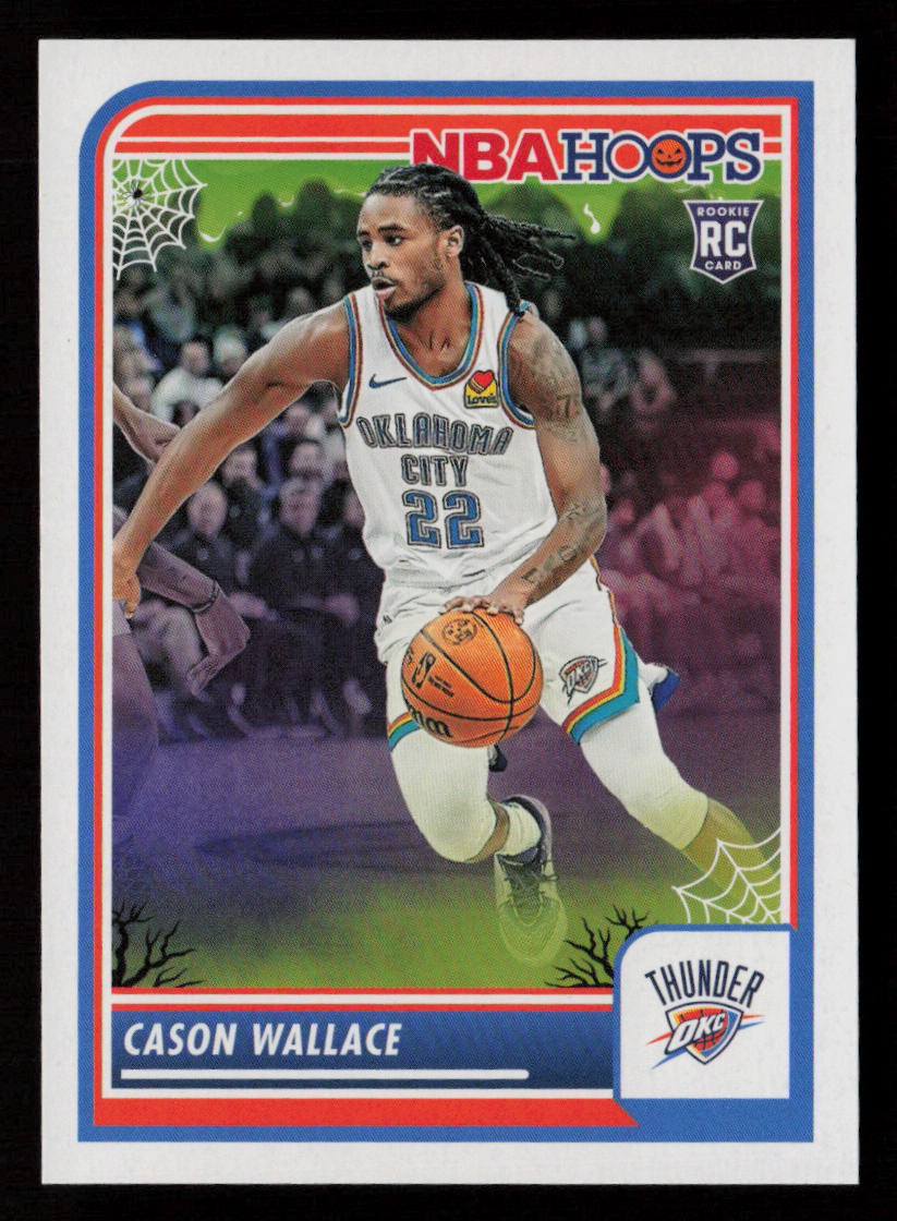 Cason Wallace 2023-24 Hoops Haunted Hoops #76 RC Rookie Oklahoma City Thunder