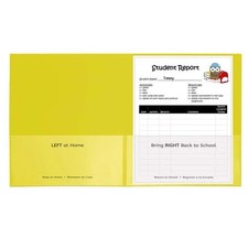 C-Line Products CLI32006 25CT Classroom Connector Folders- Yellow