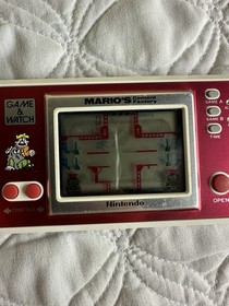 Nintendo Game and Watch Mario's Cement Factory ML-102, 1983 Tested Working
