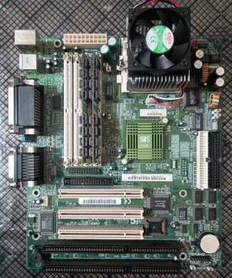 BCM IN5598 Socket 7 Micro ATX Motherboard 6x86MX Cyrix MII CPU & 64MB EDO RAM