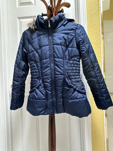 VETEMENTS Giacca donna Rampage blu puffer clima freddo taglia media