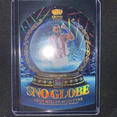 Codi Miller-Mcintyre Sno Globe 10/10 #7 2024-25 Panini Crown Royale Euroleague