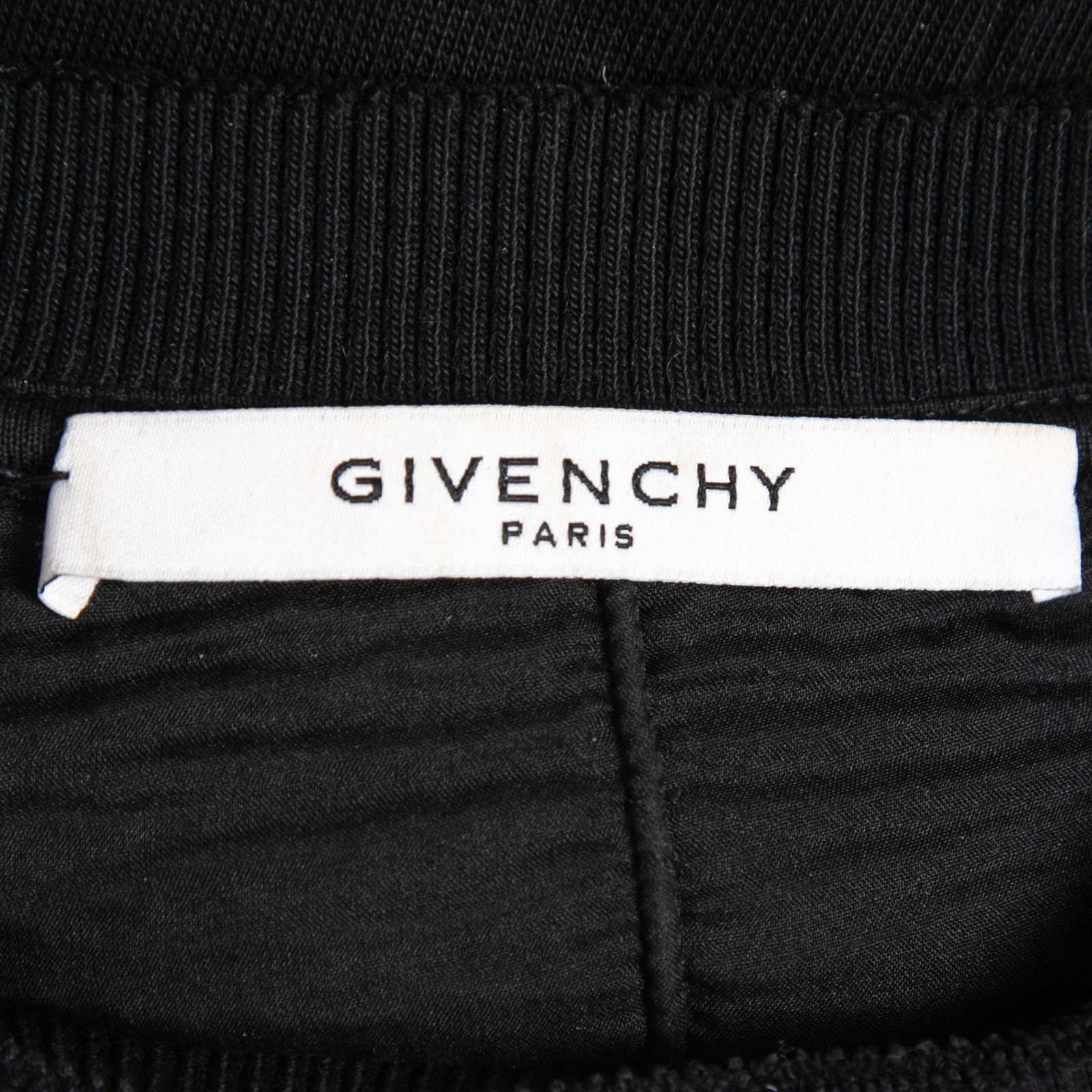 Givenchy Black Destroyed Effect Cotton Sweatshirt… - image 4