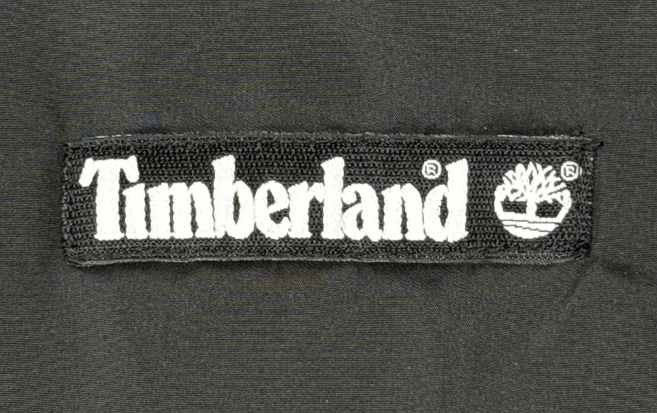 Chaqueta Timberland Juvenil Grande 14-16 Negra Naranja Con Capucha Puffer Forrada de Vellón Foto 3 de 4