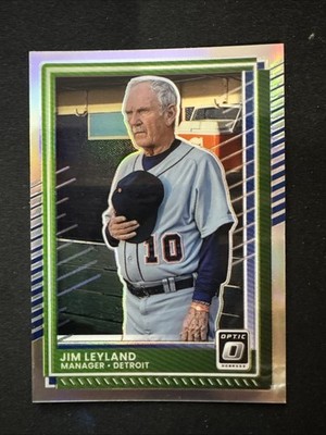 2025 Donruss Optic Silver Holo Jim Leyland Detroit Tigers #63