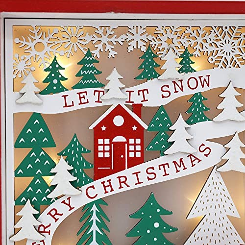 Christmas Wooden Advent Calendar Book with Drawers for Adults Kids Christmas - Picture 3 of 6