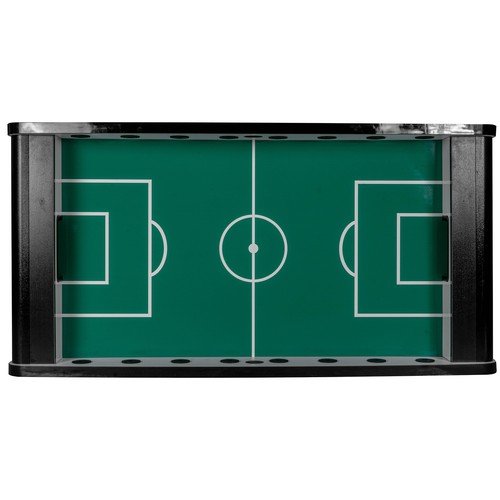 Fußball Tischkicker Profi Schwarz grünes Spielfeld Figuren Gelb Rot 80kg - Bild 4 von 10