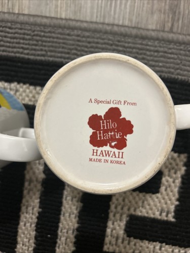 2 Hawaii Hilo Hattie Coffee Tea Cup Mugs Souvenir - Picture 5 of 7