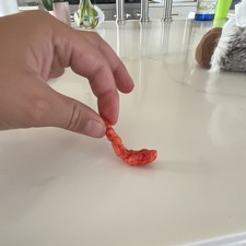 Cheetos Puffed Snack Piece, Orange, Single Lo...