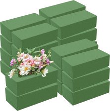 24 Pcs Green Floral Foam Blocks for Fresh  Artificial Flower Arrangements