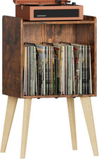 Record Player Stand   Minimalist Vinyl Record Storage Holds up to 160 Albums, Mi