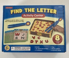 NEW SEALED BOX Lakeshore Find the Letter Activity Center Homeschool Alphabet
