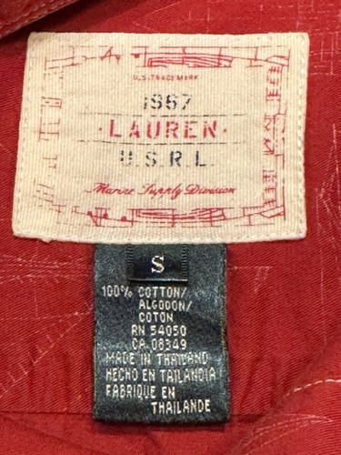 Ralph Lauren Hemd USRL Marine Supply Division Knopfleiste Größe S - Bild 6 von 13