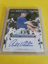 2024 Panini Impeccable -Immortal Ink Bobby Valentine #II-BV Silver /25 Mets