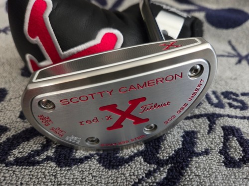 Rare RH Scotty Cameron redx Red X Mid Mallet Putter 35"-330G⛳⛳⛳NOS - Picture 13 of 19