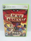 Looney Tunes: Acme Arsenal (Microsoft Xbox 360, 2007) CIB w/ Manual TESTED
