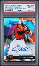 Adley Rutschman 2020 Bowman's Best Blue Refractor Auto /150 PSA 10 Orioles 🔥