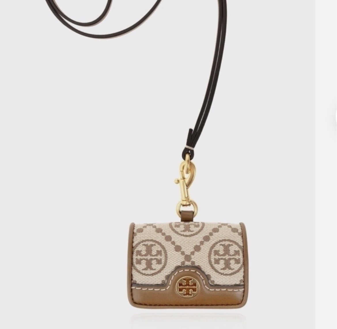 トリーバーチ　Tory Burch AirPodsケース Tory Burch T Monogram Jacquard AirPods Case Hazelnut | eBay
