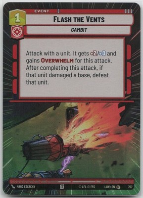 Flash the Vents (Hyperspace Foil) Foil Common A Lawless Time 707 NM